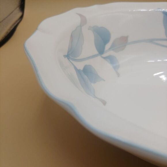 Noritake 7910 Coram 11" Oval Vegetable Bowl Gala Cuisine Pink Flowers - Picture 4 of 6